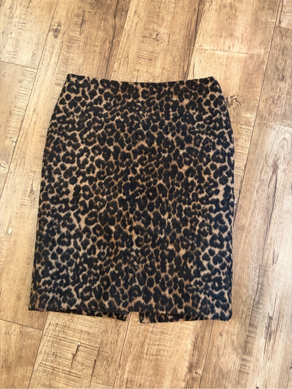 Talbots Leopard Print Pencil Skirt - Brown and Black size 8